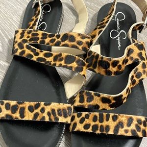 Jessica Simpson Cheetah Print Sandals